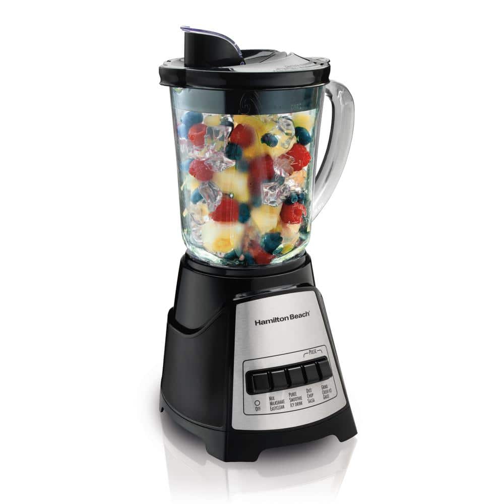 Hamilton Beach Power Elite 40 oz. 12-Speed Black Blender 58148J
