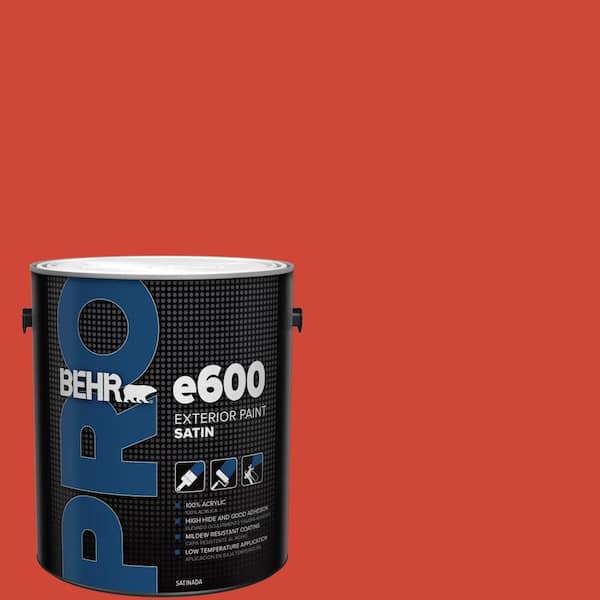 1 gal. #180B-7 Chili Pepper Satin Exterior Paint