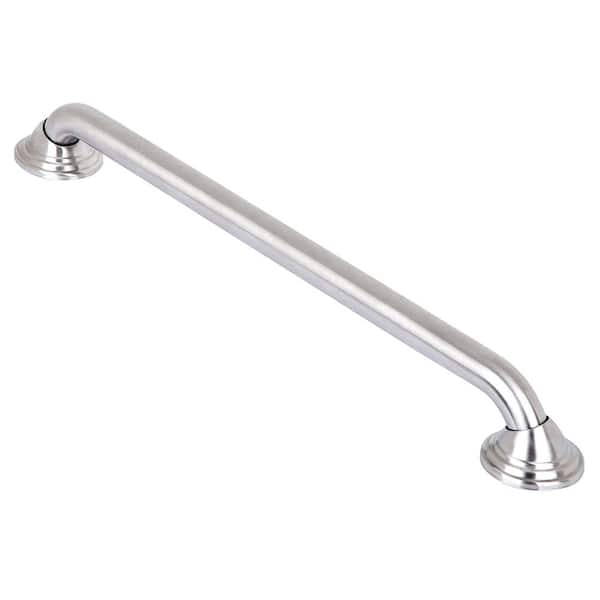 Utopia Alley Decorative Shower Safety Grab Bar, Brushed Nickel, 24"