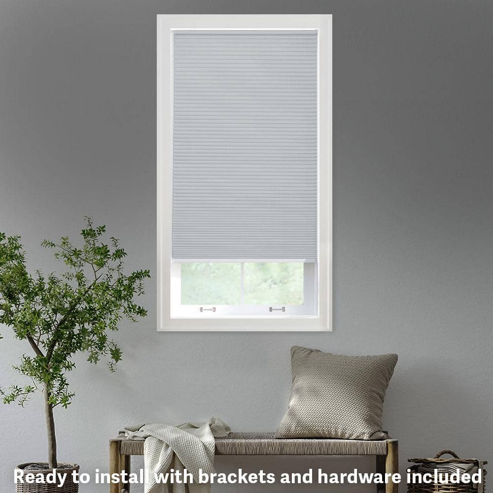 Home Decorators Collection Shadow White Cordless Blackout Cellular Shades for Windows - 31 in. W x 48 in. L (Actual Size 30.75 in. W x 48 in. L)