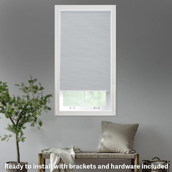  Blackout Blinds for Windows Blinds & Shades with Thermal  Insulated and Anti-uv 100% Black Out Roller Shades for Home Indoor Windows  Living Room, Easy to Install Gray 28 W x 72