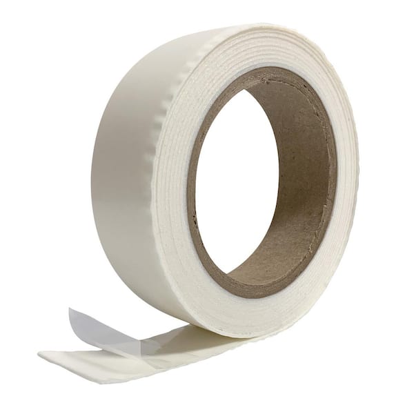 Frost King 1 in. x 1/4 in. x 10 ft. White EZSuperSeal No Mistake Weatherstrip Tape