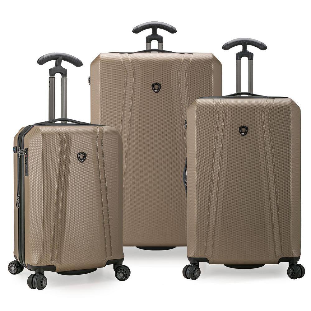 Champagne Hardside Spinner Luggage Set 