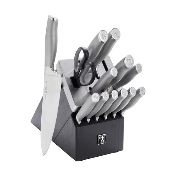 Henckels Modernist Stainless Steel 14-Piece Self-Sharpening Knife Block Set