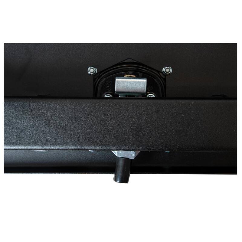 18 in. x 18 in. x 30 in. Matte Black Textured Steel Underbody Truck Tool Box