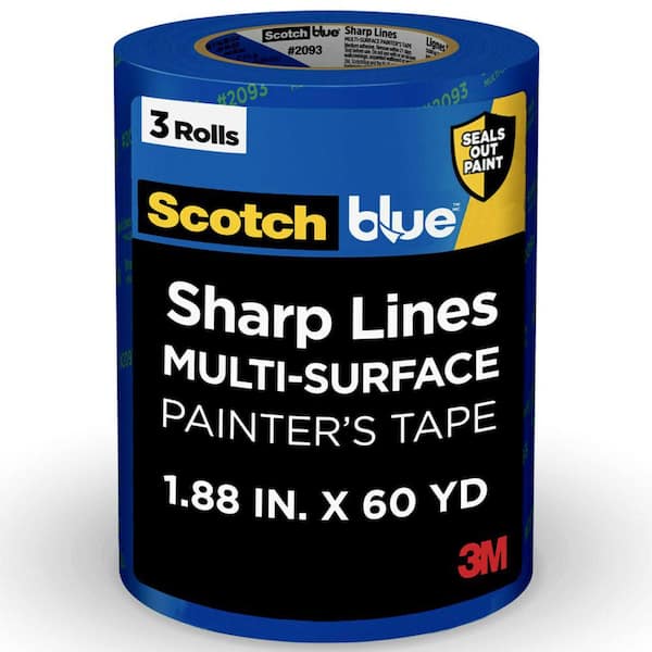 Sharp Lines Multi-Surface Painter's Tape, 3 Sharp Lines Multi-Surface Painter's Tape, 3