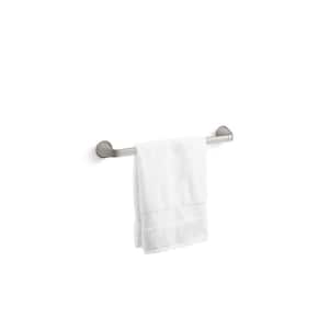 Cursiva 18 in. Towel Bar in Vibrant Brushed Nickel