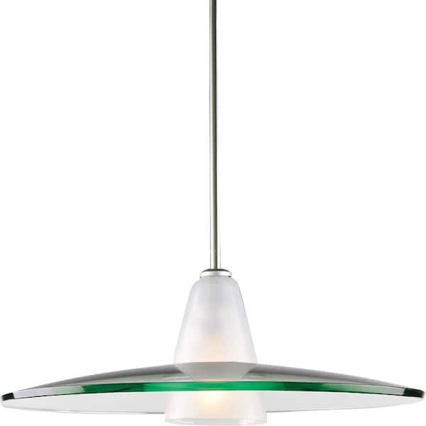 1-Light Brushed Nickel Pendant