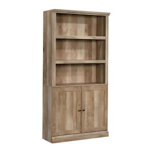 Lintel Oak 5-Shelf Bookcase with Doors