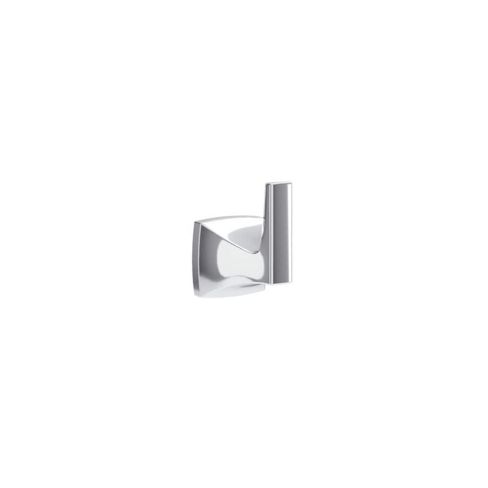 Oak Wall Mounted J-Hook Robe/Towel Hook Hook in Polished Chrome price history on PriceWatchPro