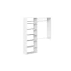 Essential 36 in. W - 60 in. W White Wood Closet System