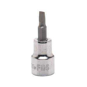 3/8 in. Drive 5 mm Slotted Bit Socket