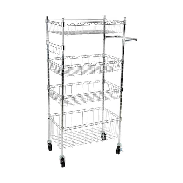 ORGANIZE IT ALL 4 Tier Utility Cart