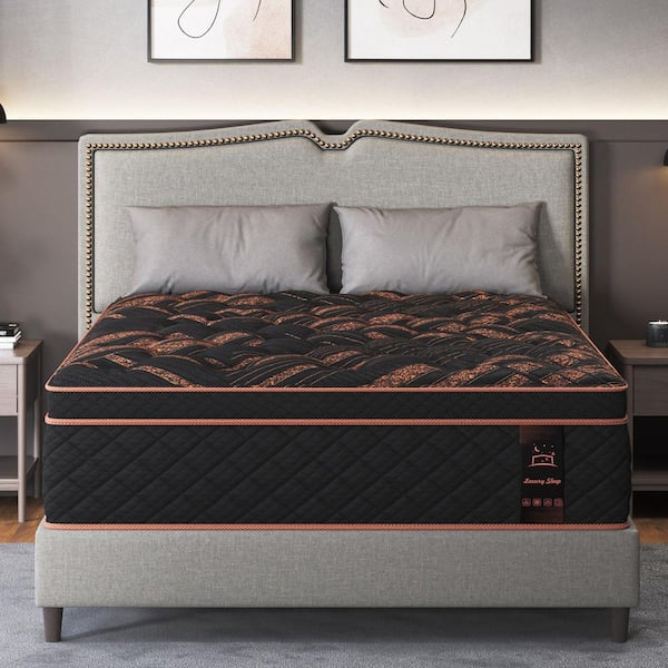 Full Medium-Firm Hybrid Memory Foam with Motion Isolation 14 in. Bed-in-a-Box Mattress