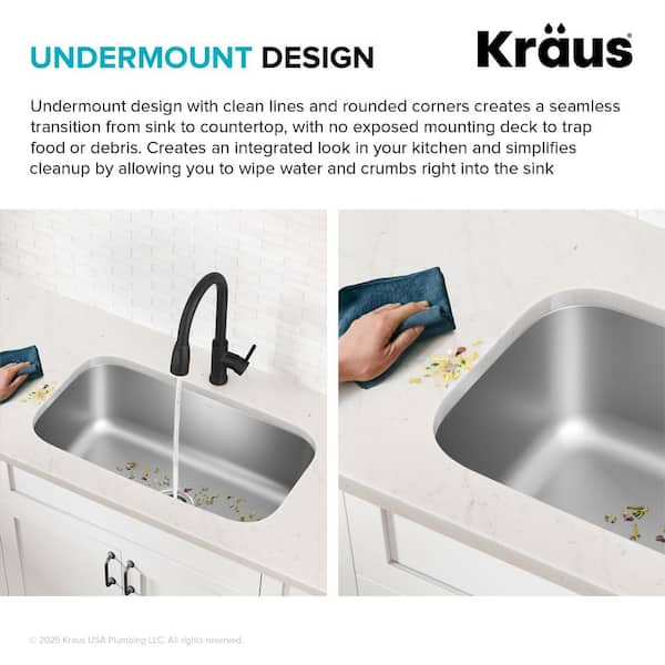 BLANCO Stainless Steel Undermount Laundry Sink - 18x23-inch