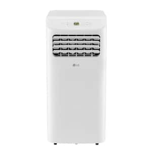 6,000 BTU (DOE) 115-Volt Portable Air Conditioner Cools 250 Sq. Ft. with Dehumidifier Function and LCD Remote