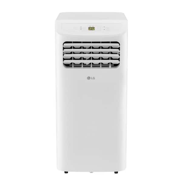 LG 6,000 BTU (DOE) 115-Volt Portable Air Conditioner Cools 250 Sq. Ft. with Dehumidifier Function and LCD Remote