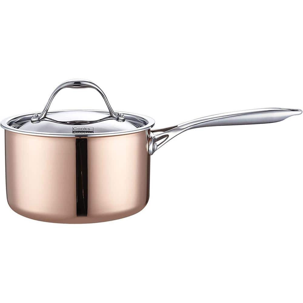 Cooks Standard 8-Piece Copper and Stainless Steel Cookware Set
