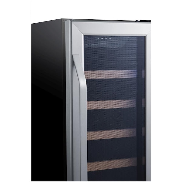 EdgeStar - 18 Bottle 12 in. Built-In Single Zone Wine Cooler