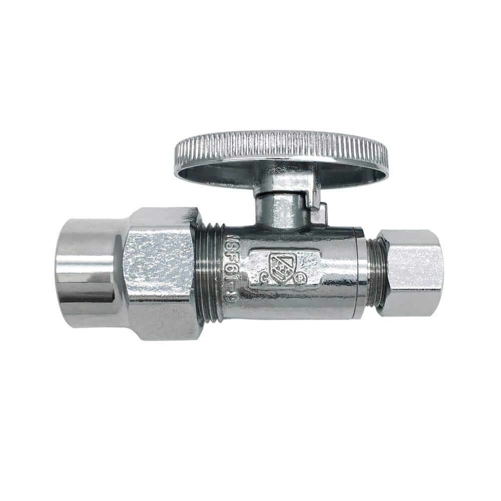 1/2 in. CPVC Inlet x 3/8 in. O.D. Compression Outlet Quarter-Turn Straight Valve price history on PriceWatchPro