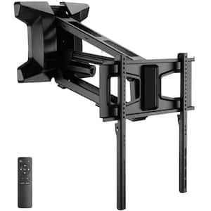 Motorized Retractable Fireplace TV Wall Mount for 40 in. to 70 in. TVs