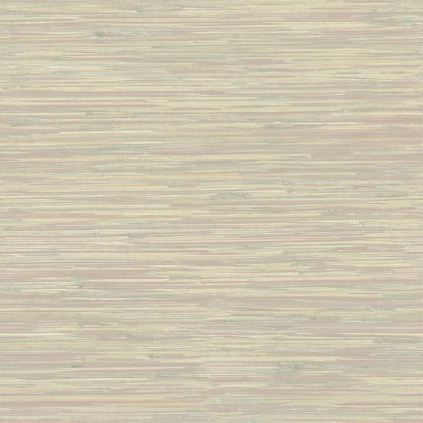 Brewster Natalie Gold Faux Grasscloth Gold Wallpaper Sample