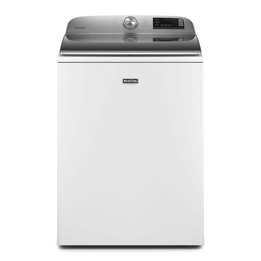 4.7 cu. ft. Smart Capable White Top Load Washing Machine with Extra Power and Deep Fill Option -  Maytag, MVW6230HW