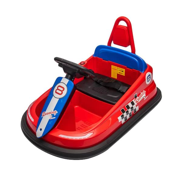Unbranded 6-Volt Electric Bumper Car with Remote Control, 3-Speed Adjustable, Speaker, Bluetooth, Body with Anti-Collision Pads