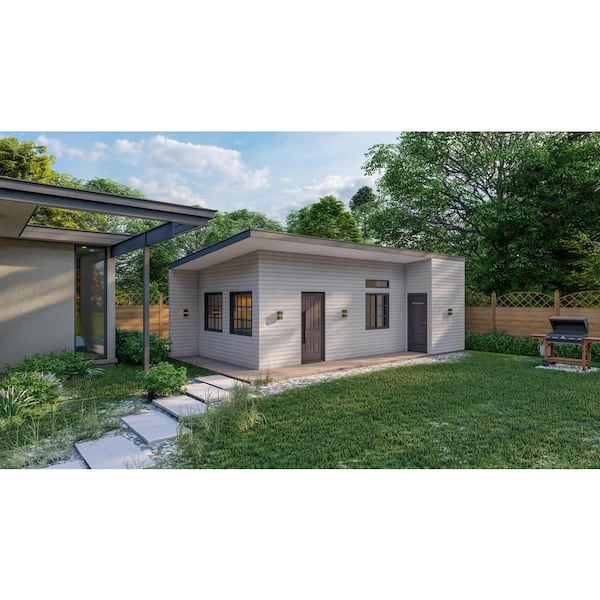 Unbranded - Chill Out 1 Bed 1 Bath 305 sq.ft. Steel Frame Home Kit DIY Assembly Guest House Office ADU Vacation Rental Tiny Home
