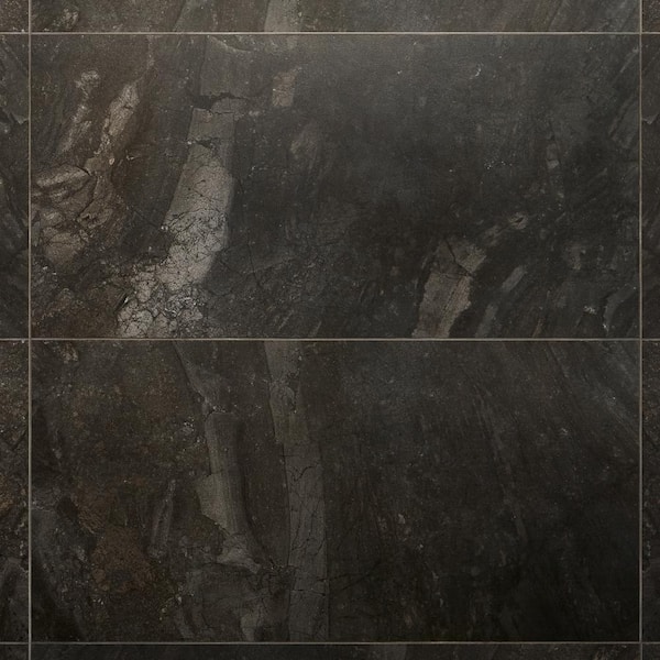 Ivy Hill Tile Sereno Charcoal Black 23.62 in. x 47.24 in. Matte Porcelain Floor and Wall Tile (15.49 Sq. Ft./Case)
