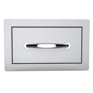 Classic Series 14 in. 304 Stainless Steel Flush Single Access Drawer