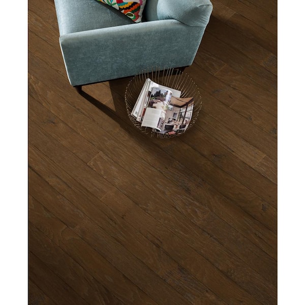 Take Home Sample - Western Hickory Saddle Click Hardwood Flooring - 5 in. x 8 in.