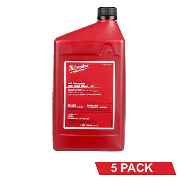 1 Quart All Season Bar and Chain Oil (5 Pack)