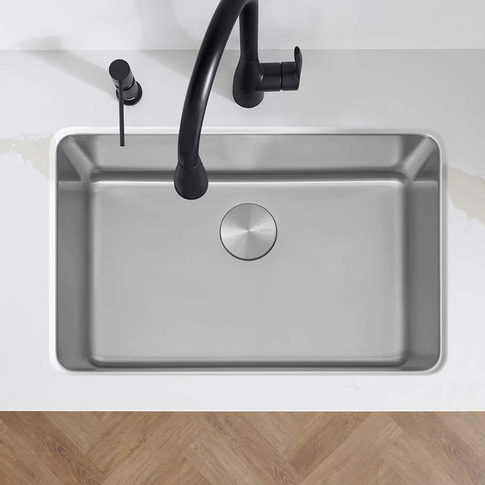 Formera 28" Satin Polished Stainless Steel Single Bowl Sink