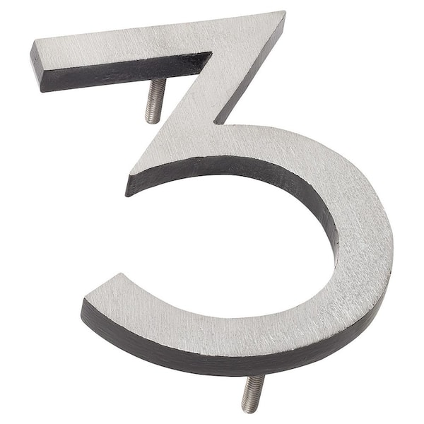 Montague Metal Products 6 in. Satin Nickel/Black 2-Tone Aluminum