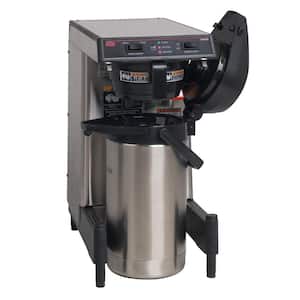 WAVE 15-S Airpot System, 12 Cup Commercial Thermal Airpot Drip Coffee Maker, Stainless Steel