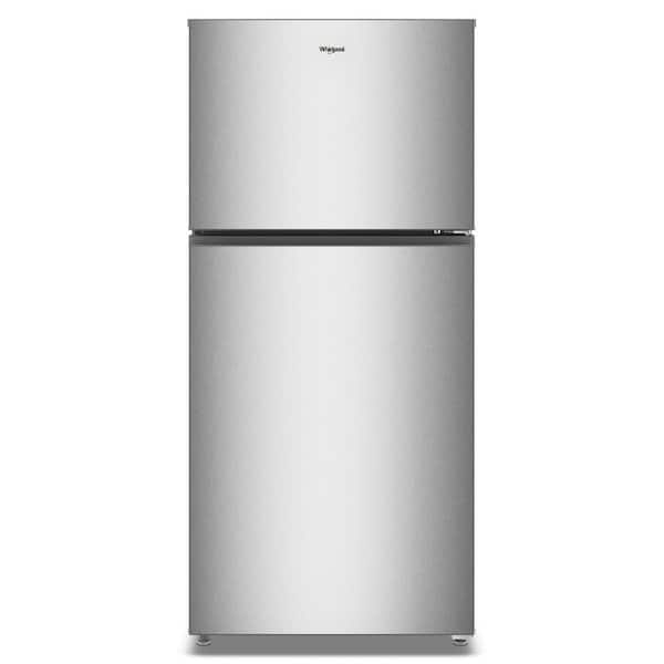 30 in. 19 cu. ft. Freestanding Top Freezer Refrigerator in Fingerprint-Resistant Stainless Finish with Ice Maker