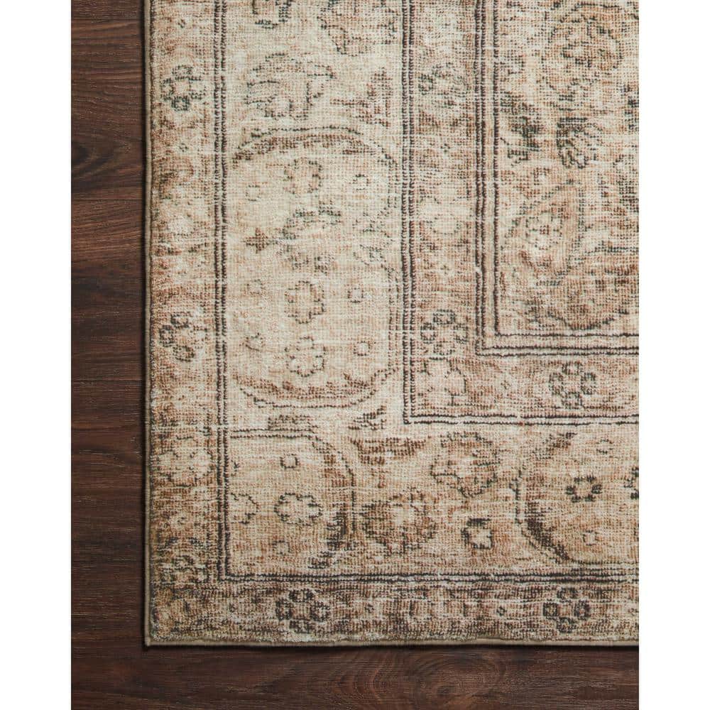 Antique Sage Rectangular 5' x 7' Synthetic Area Rug