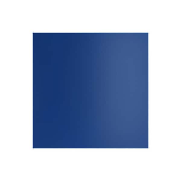 WeatherStrong Miami 13 in. W x 0.75 in. D x 13 in. H Blue Cabinet Door Sample Reef Blue Matte