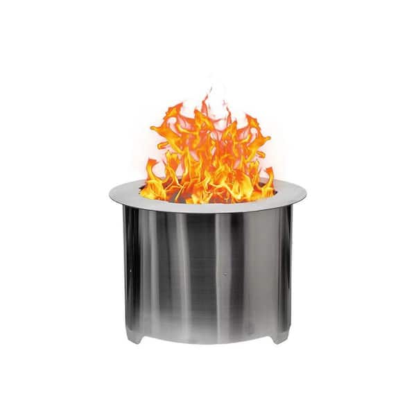 US Stove 21 in. Outdoor Stainless Steel Smokeless Wood Burning
