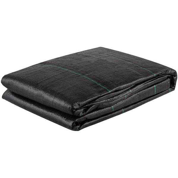 3.5 oz Woven PP Geotextile Driveway Fabric, 12.5 ft. x 30 ft., 600 lb Tensile Strength