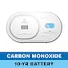 Kidde 10-Year Battery Carbon Monoxide Detector with Low-Level CO Alerts and Digital Backlit Display, COBDL10