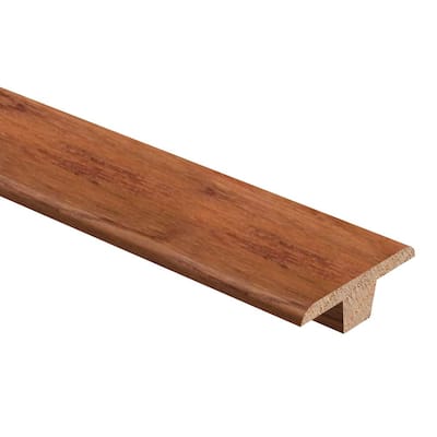 HL Gunstock Oak 3/8 in. Thick x 1-3/4 in. Wide x 94 in. Length Hardwood T-Molding