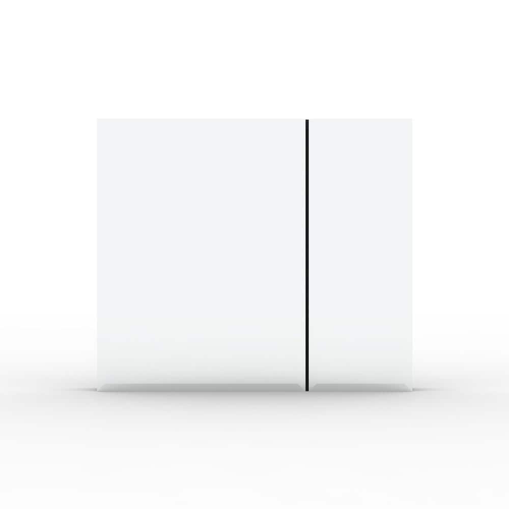 30 in. W x 26 in. H Rectangular Aluminum Medicine Cabinet with Mirror