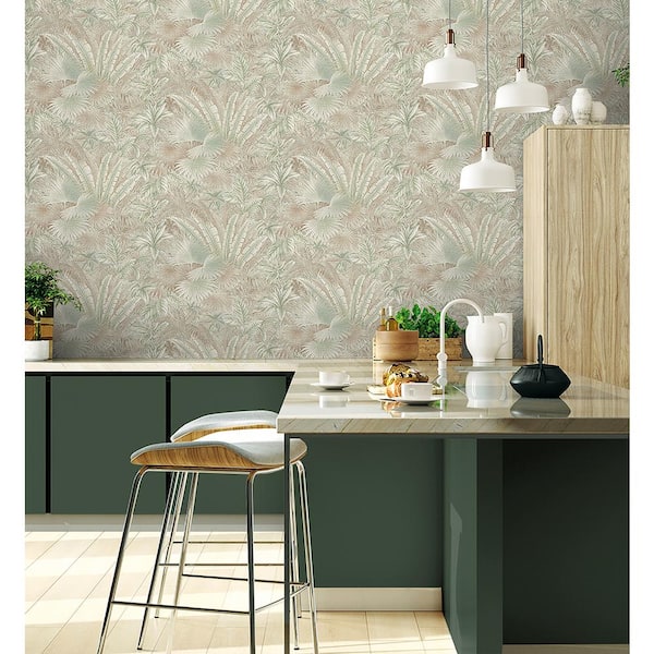 Bahamian Breeze Spa Vinyl Peel and Stick Wallpaper Roll (Covers 30.75 sq. ft.)