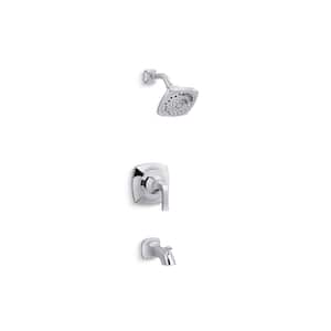 Rubicon Single-Handle 3-Spray Wall-Mount Tub and Shower Faucet in Polished Chrome (Valve Included)