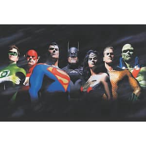 Alex Ross - Justice League Multicolor Peel and Stick Wallpaper Mural