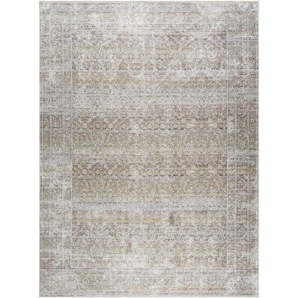 Livabliss Our PNW Home Rainer Taupe Doormat 2 ft. x 3 ft. Indoor Machine-Washable  Area Rug
