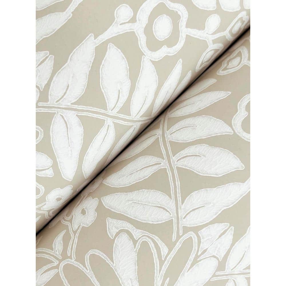Linen Beige Pineapple Damask Non-Pasted Wallpaper