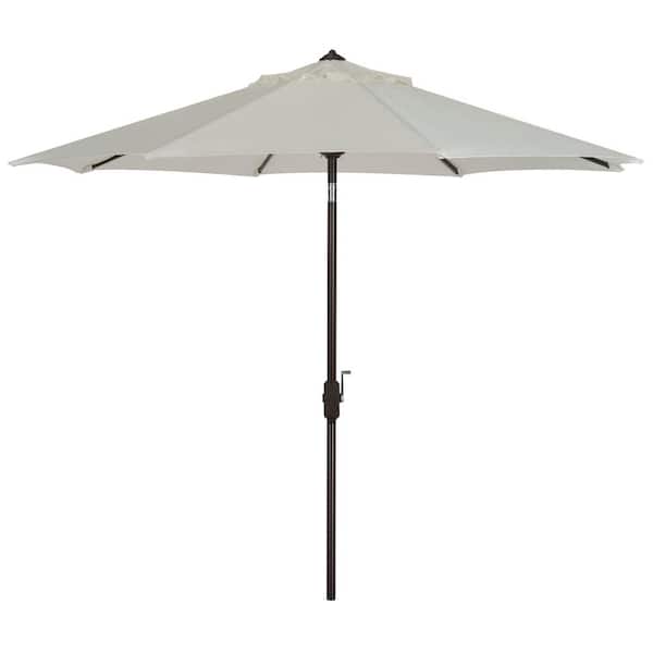 Ortega 9 ft. Aluminum Market Auto Tilt Patio Umbrella in Natural